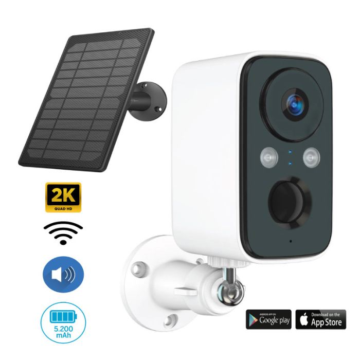 كاميرا واي فاي ثابتة بالطاقة الشمسية