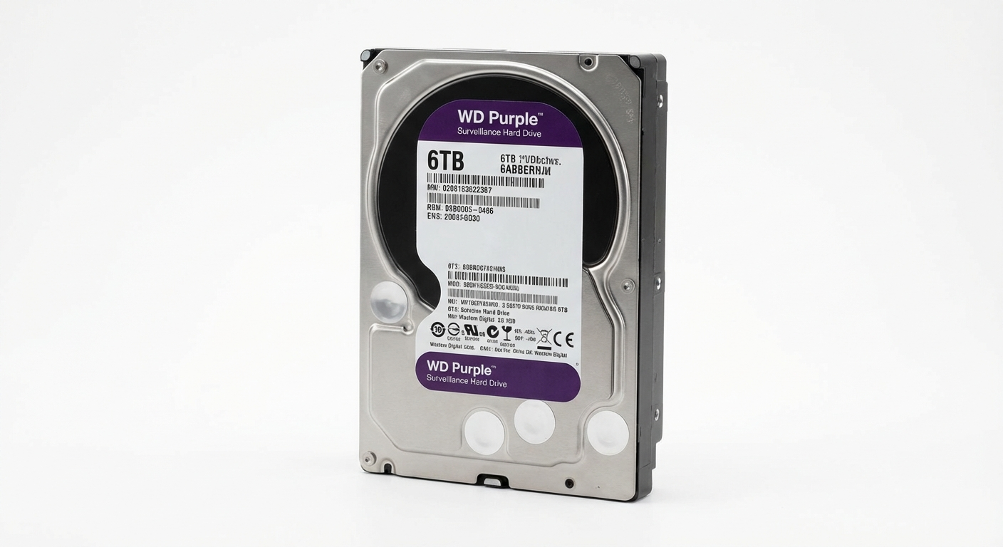 هاردسك ويسترن ديجيتال 6 تيرا WD Purple